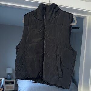 Black Puffer Vest